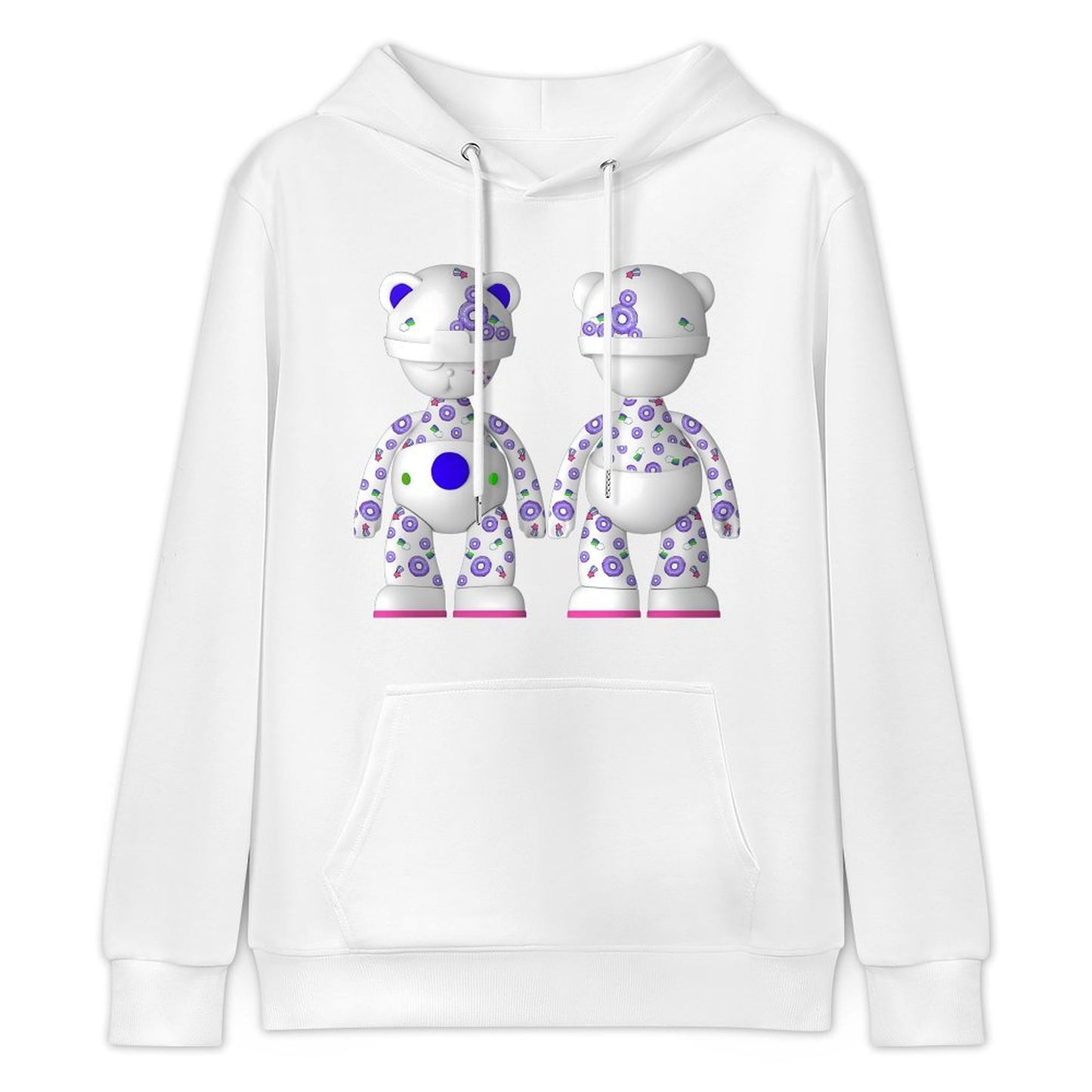 Hoodie Front PatternPremium Finish Timeless