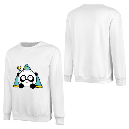 Front Patterned Long Sleeve TopSignature Oversized