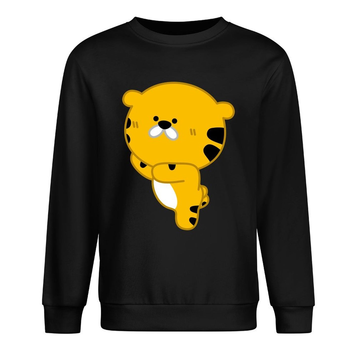 Front Patterned Long Sleeve TopSoft-Touch Crisp Print