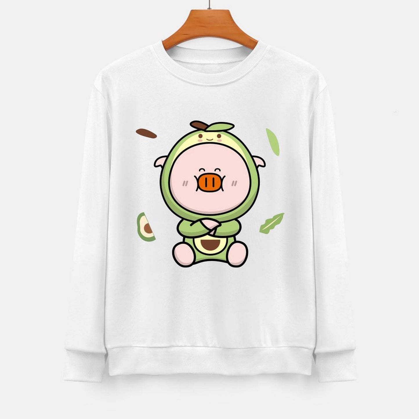 Front Patterned Long Sleeve Top CityStyle Smooth