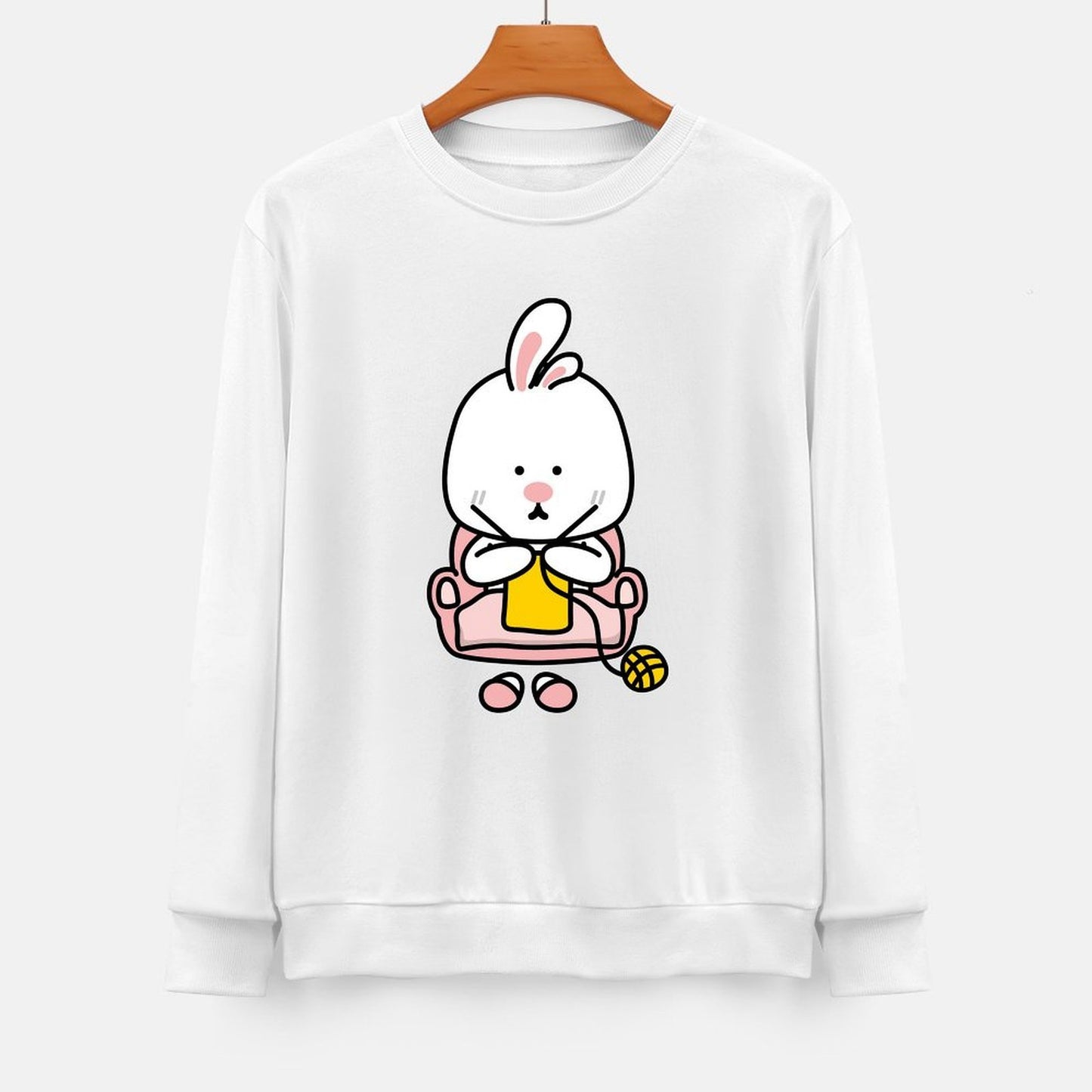 Front Patterned Long Sleeve TopStreetLine EssentialFit