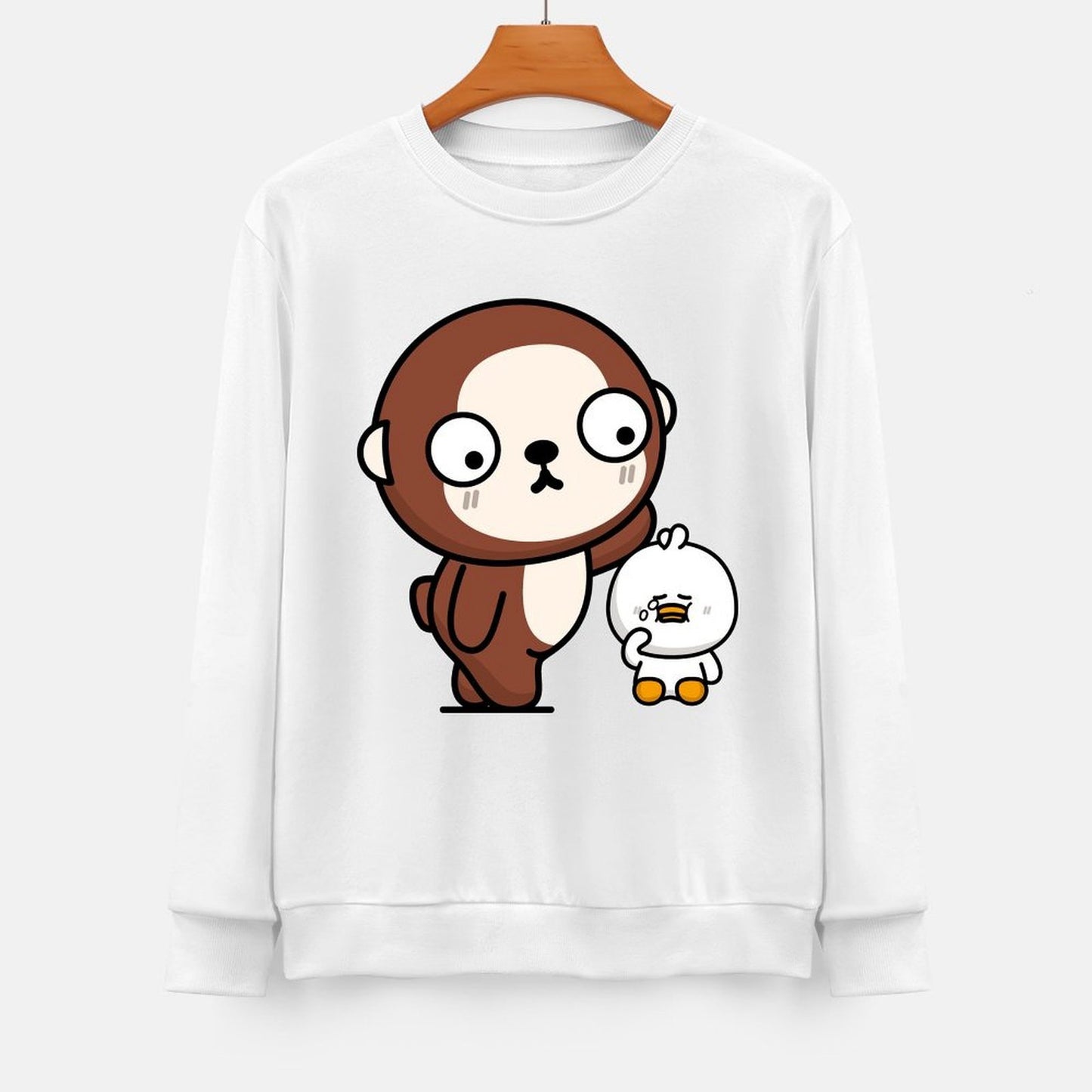 Front Patterned Long Sleeve TopSoftFeel ActiveLine