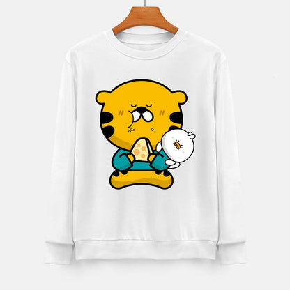 Front Patterned Long Sleeve TopVintage PremiumSeries