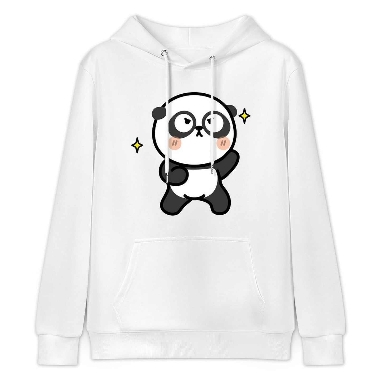 Shrink-Resistant Retro Front Graphic Hoodies