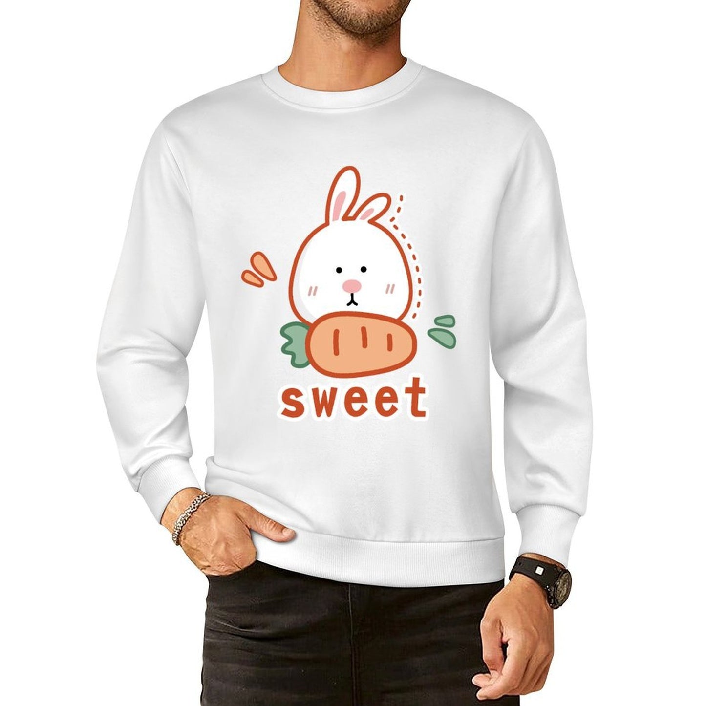 Front Patterned Long Sleeve TopEverydayWear Printed