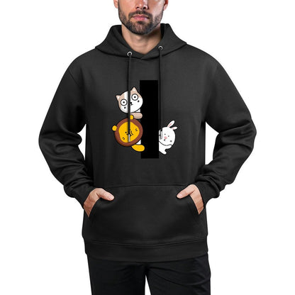 Active Casual Front Graphic Hoodies