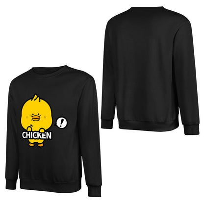 Front Patterned Long Sleeve TopStandard Regular