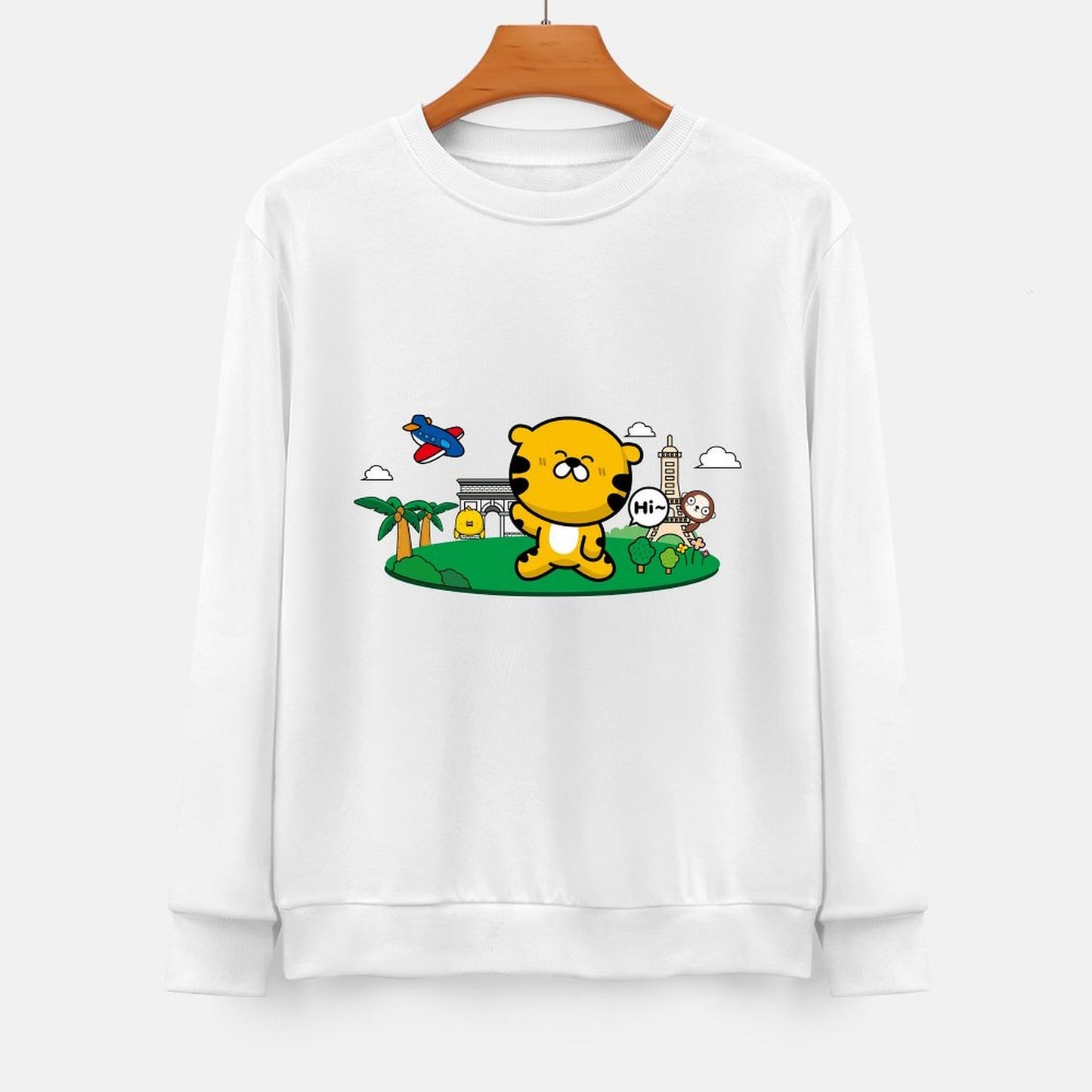 Front Patterned Long Sleeve TopMen¡¯s / Women¡¯s / Youth TimelessComfort