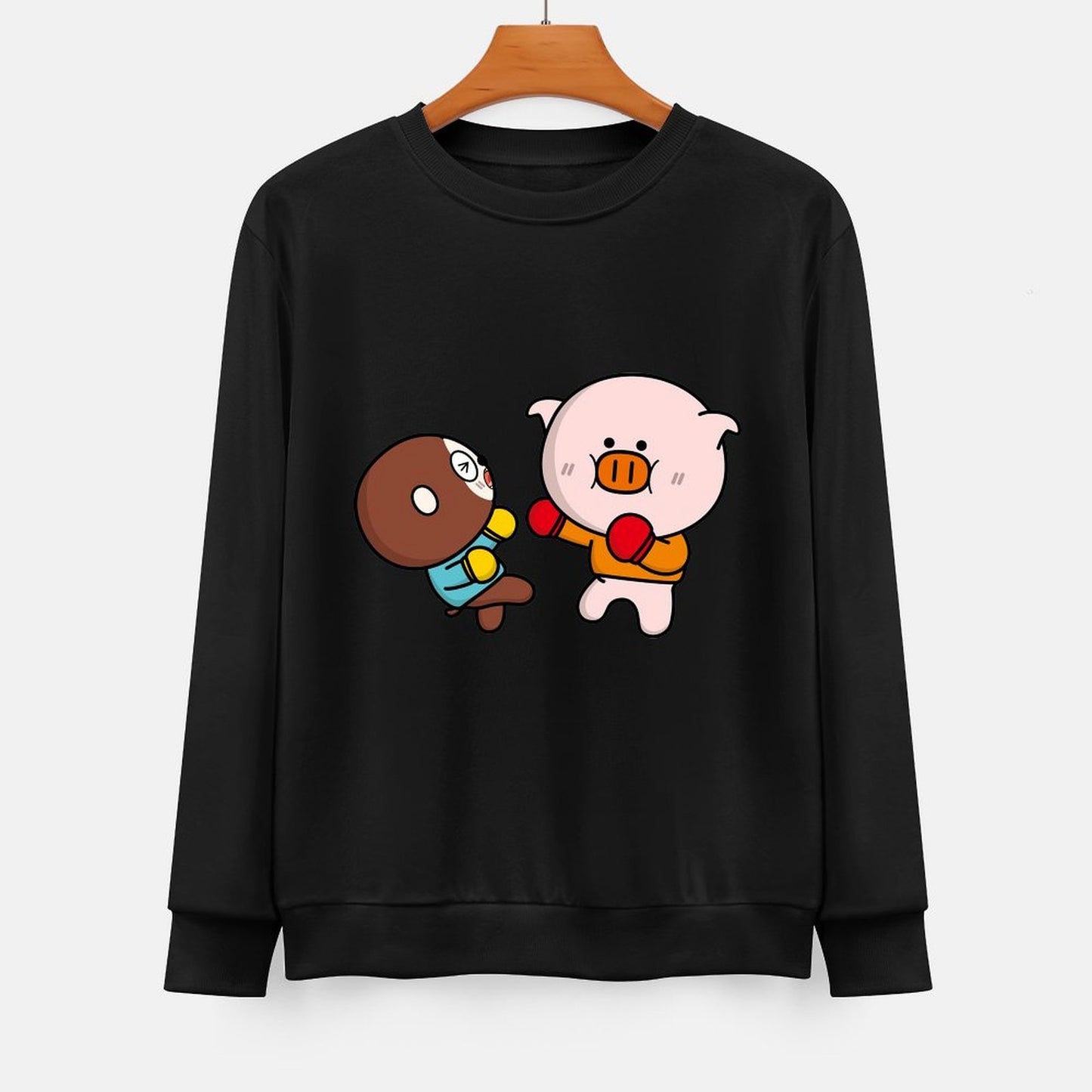  Front Patterned Long Sleeve TopStudio Print-Ready