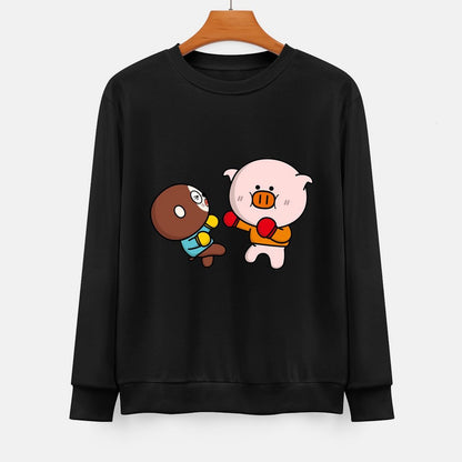  Front Patterned Long Sleeve TopStudio Print-Ready