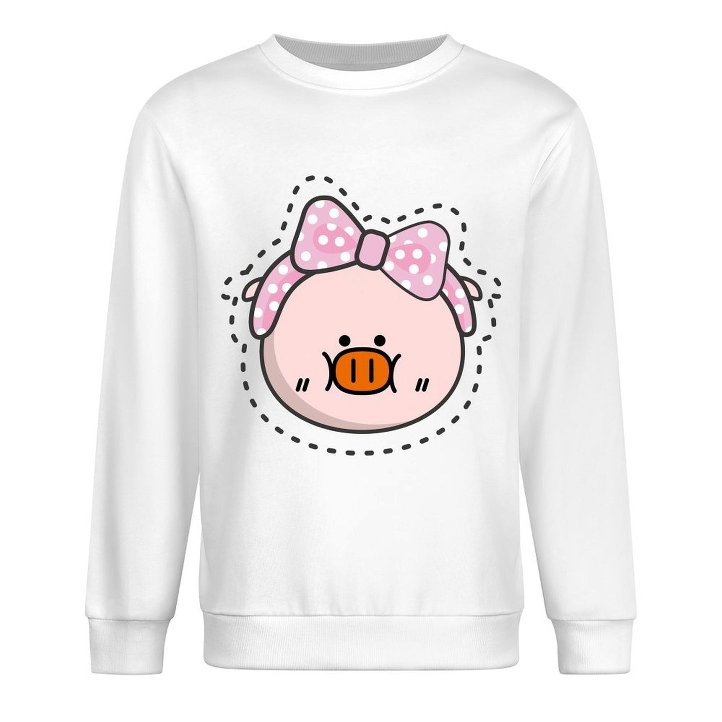 Front Patterned Long Sleeve TopModern ActiveWear