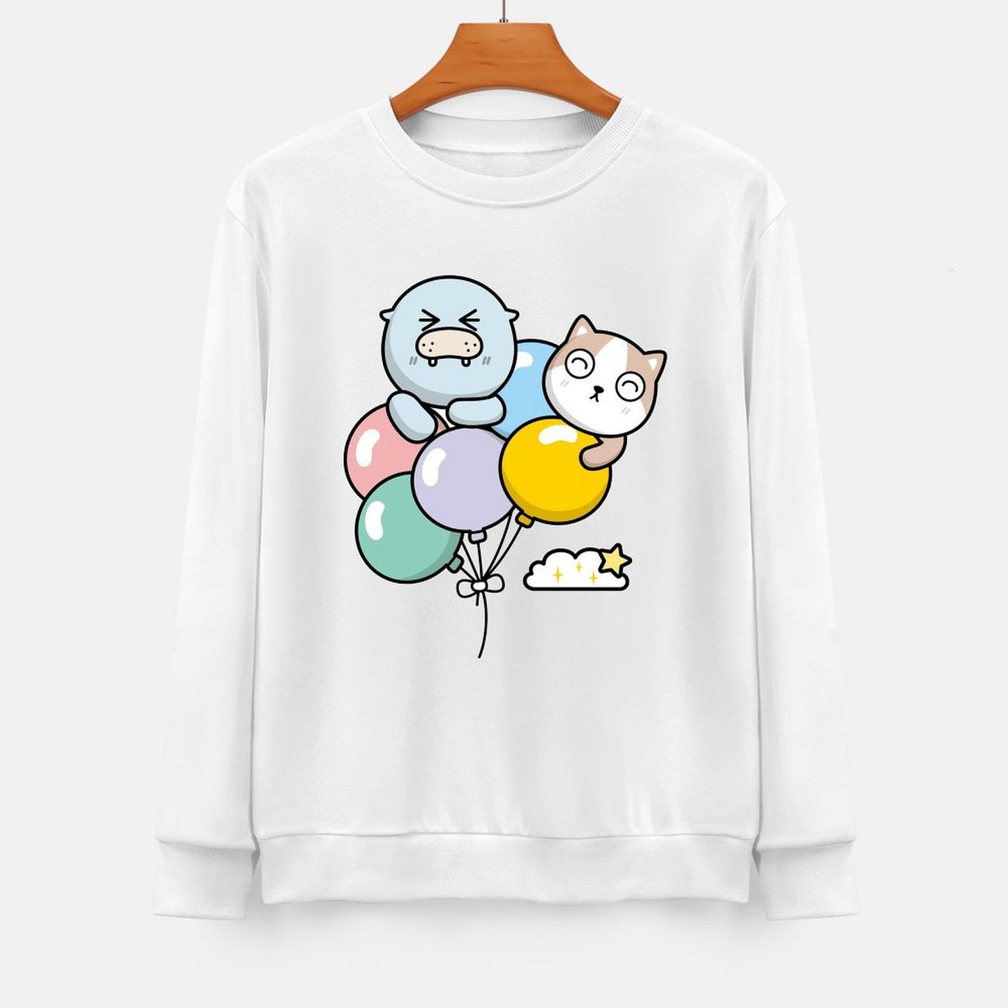 Front Patterned Long Sleeve Top Active Wear Strong