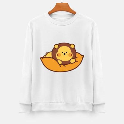 Front Patterned Long Sleeve TopLong Lasting Tear-Resistant