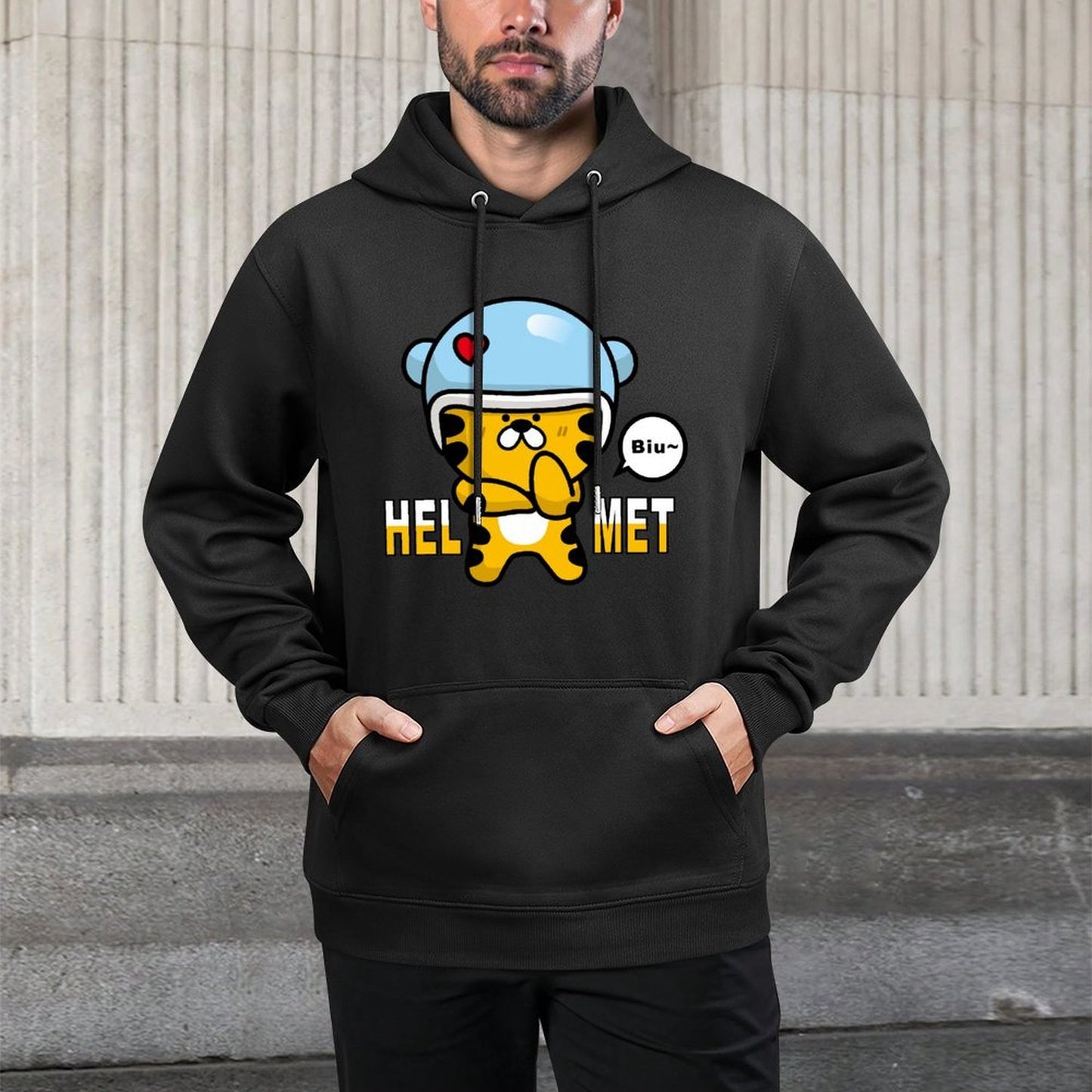 Reliable Relaxed Front Graphic Hoodies
