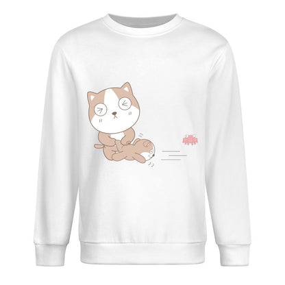 Front Patterned Long Sleeve TopClean Edges 100% Cotton