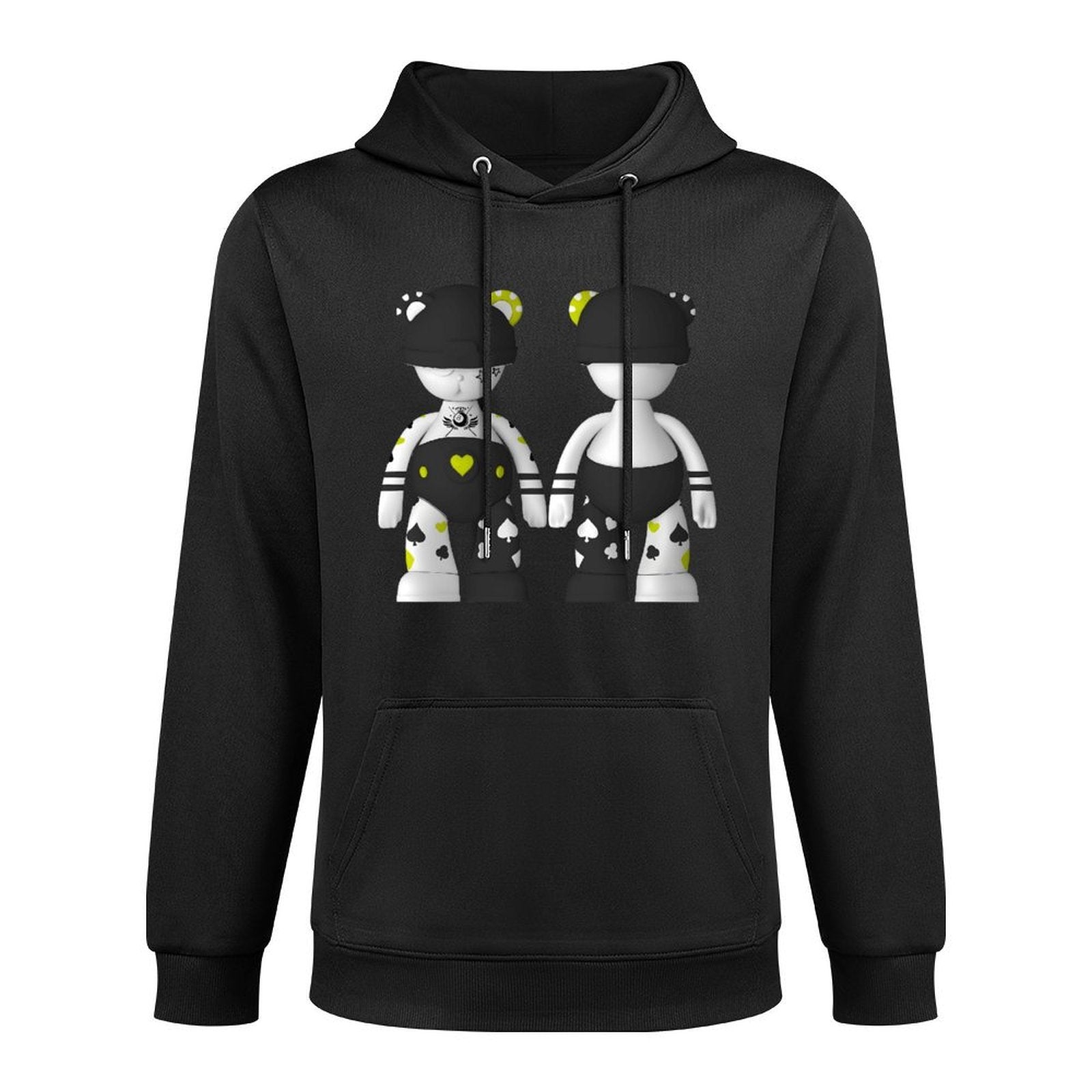 Hoodie Front PatternFade-Resistant Vintage