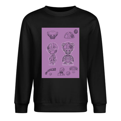 IPIB 250g Crew Neck Long Sleeve Sweatshirt Front GraphicCrew Neck Long Sleeve Sweatshirt6000008-7