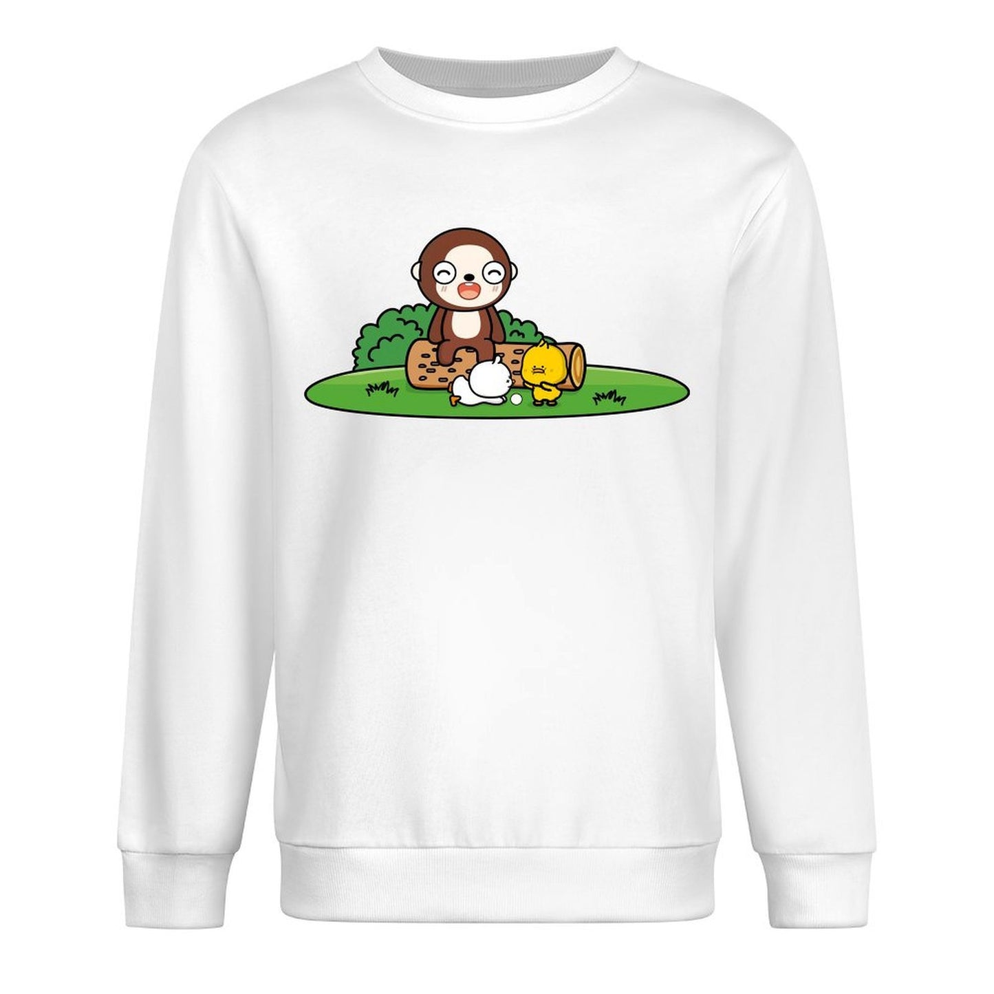 Front Patterned Long Sleeve TopOutdoor Lightweight