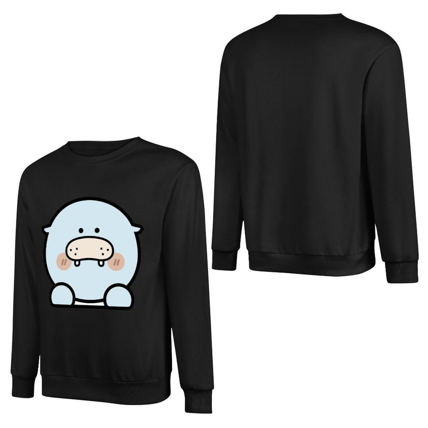 Front Patterned Long Sleeve TopEverydayFit Midweight