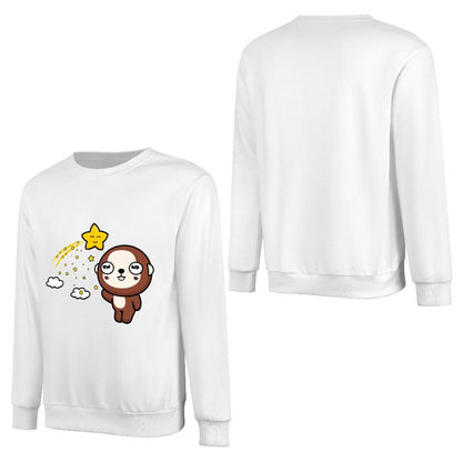 Front Patterned Long Sleeve TopComfort AllDay