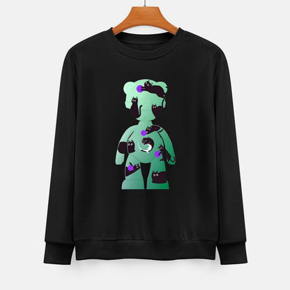 IPIB 250g Crew Neck Long Sleeve Sweatshirt Front GraphicCrew Neck Long Sleeve Sweatshirt6000135-6