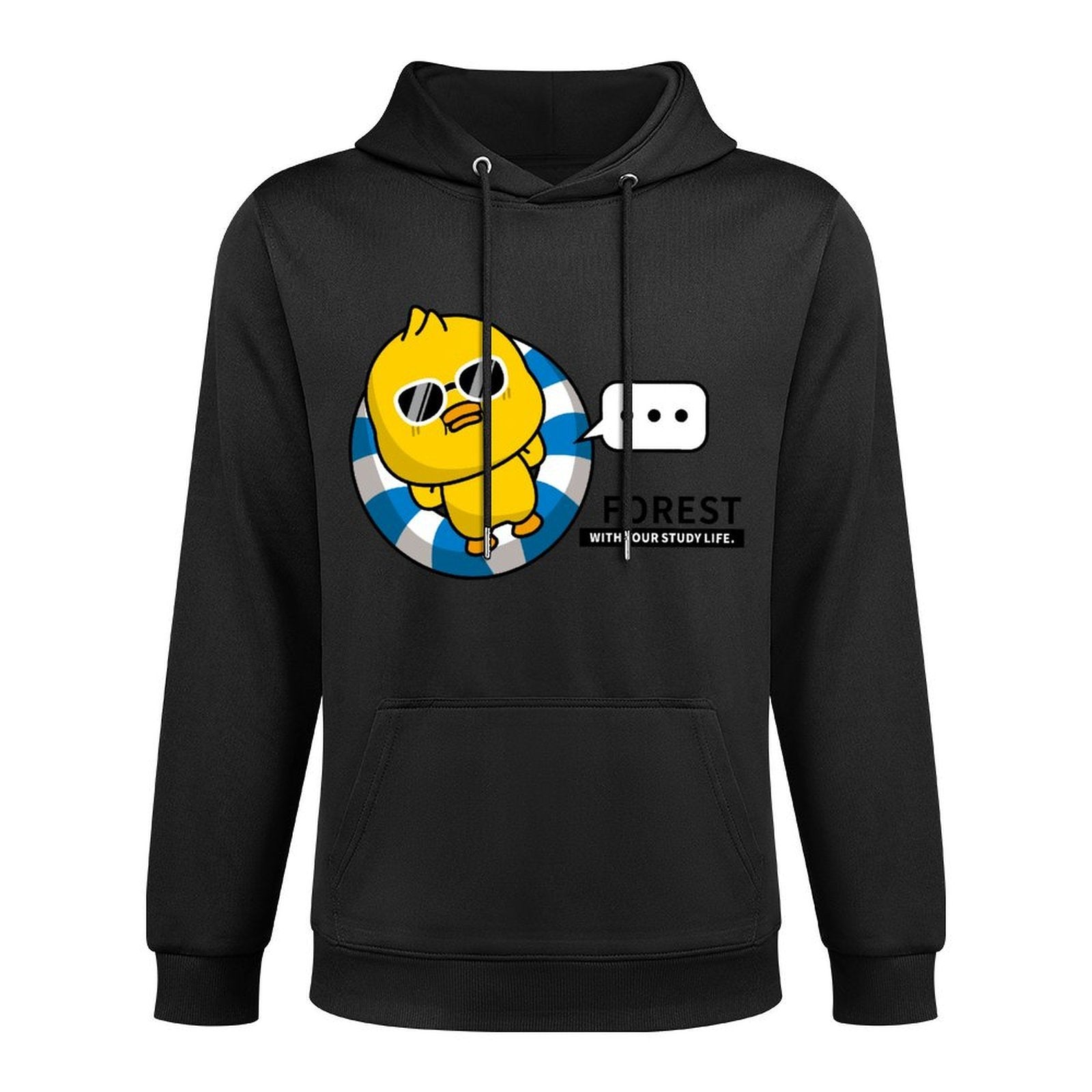 ModernFit Vibrant Colors Front Graphic Hoodies