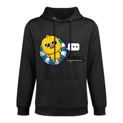 ModernFit Vibrant Colors Front Graphic Hoodies