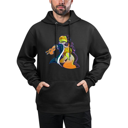 IPIB 250g Hooded Pocket Sweatshirt Front GraphicMen's Hooded  Sweatshirt6000009-1