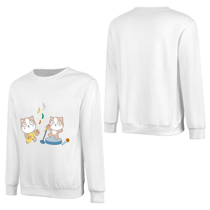 Front Patterned Long Sleeve TopVintage DailyFit