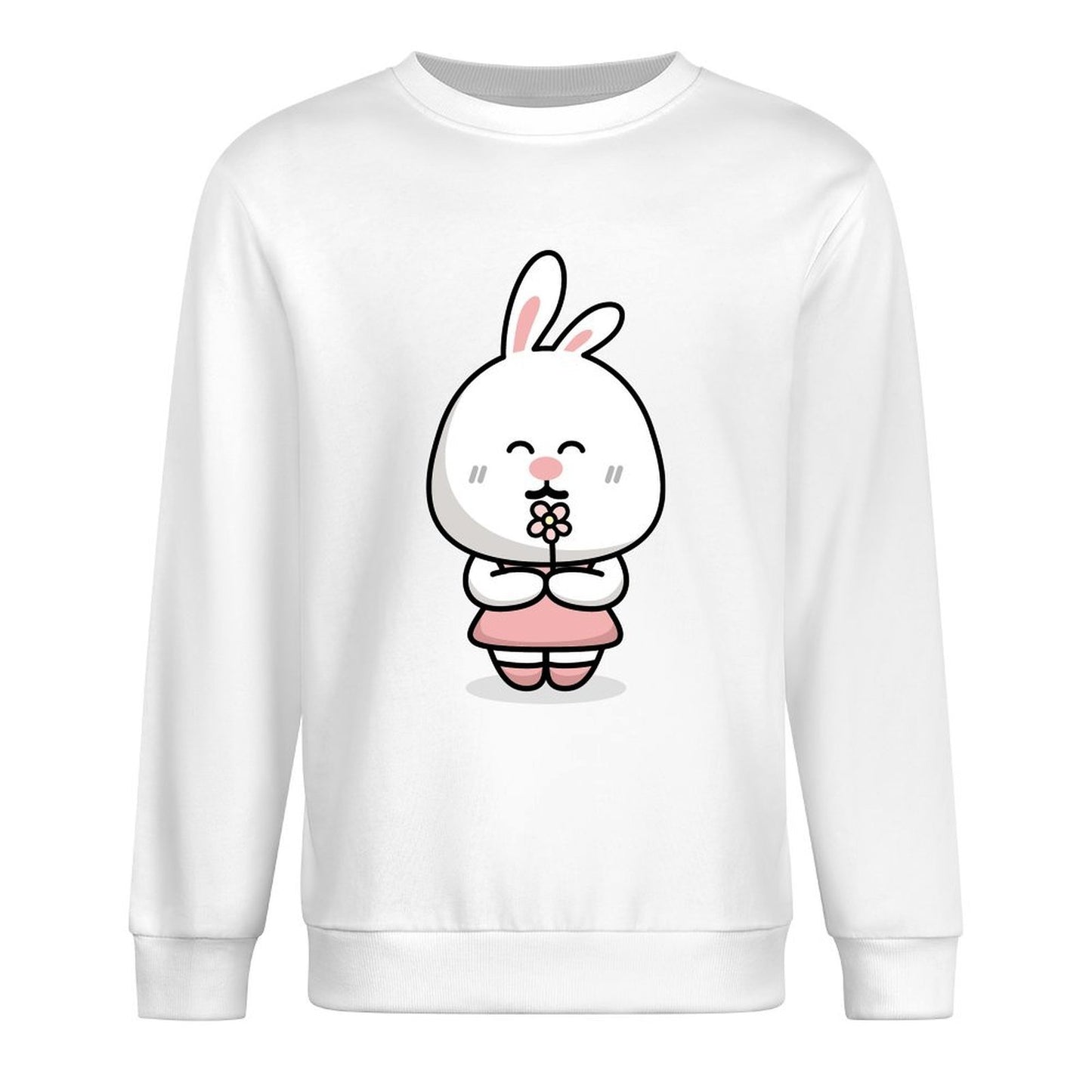 Front Patterned Long Sleeve TopCleanCut LooseFit