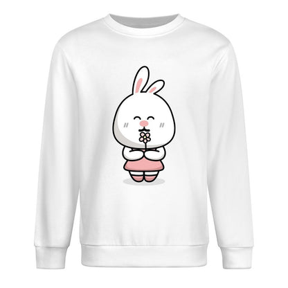 Front Patterned Long Sleeve TopCleanCut LooseFit