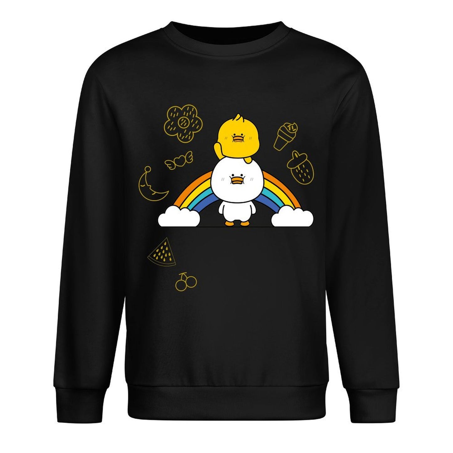 Front Patterned Long Sleeve TopMoisture-Wicking EasyStyle