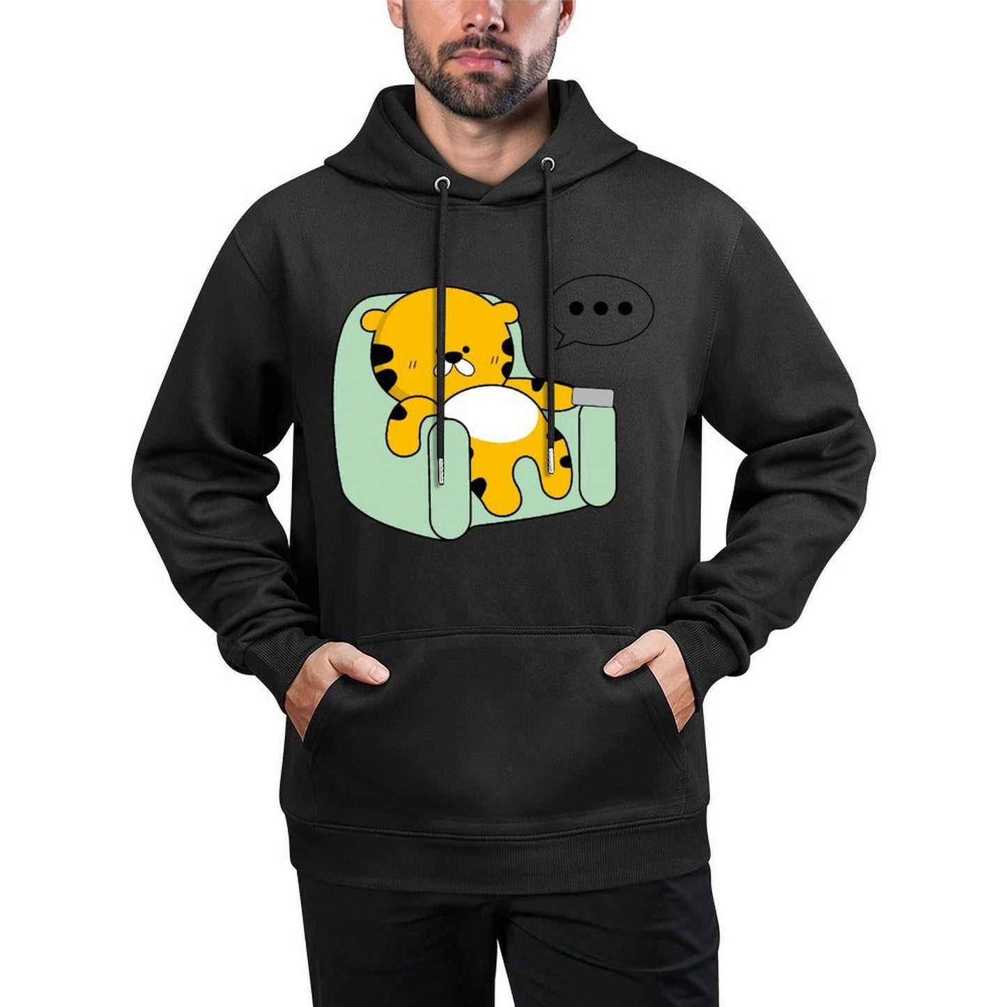 IPBR 250g Hooded Pocket Sweatshirt Front GraphicMen's Hooded  Sweatshirt4000618