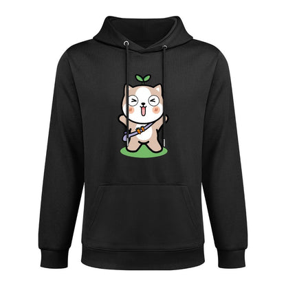 Double-Stitched Performance Front Graphic Hoodies