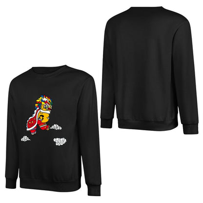 Front Patterned Long Sleeve Top Minimalist