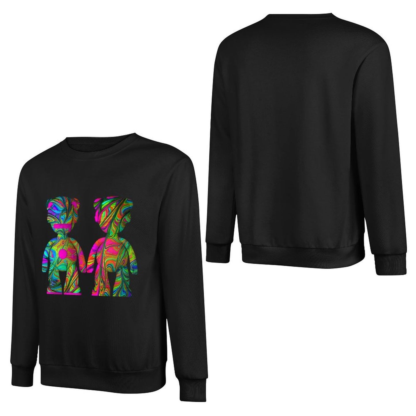 IPIB 250g Crew Neck Long Sleeve Sweatshirt Front GraphicCrew Neck Long Sleeve Sweatshirt6000088-2