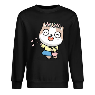 Front Patterned Long Sleeve TopSignature EverydayComfort