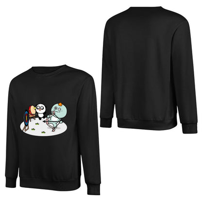 Front Patterned Long Sleeve TopMade-to-Order Double-Stitched