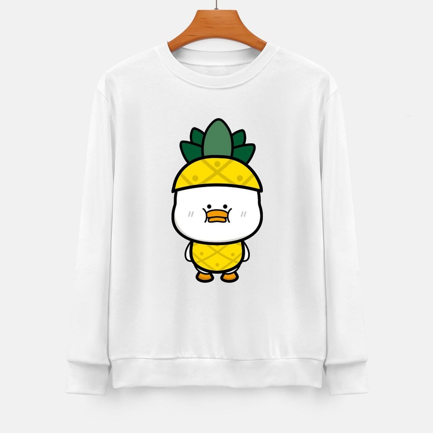 Front Patterned Long Sleeve TopPromotional EssentialFit