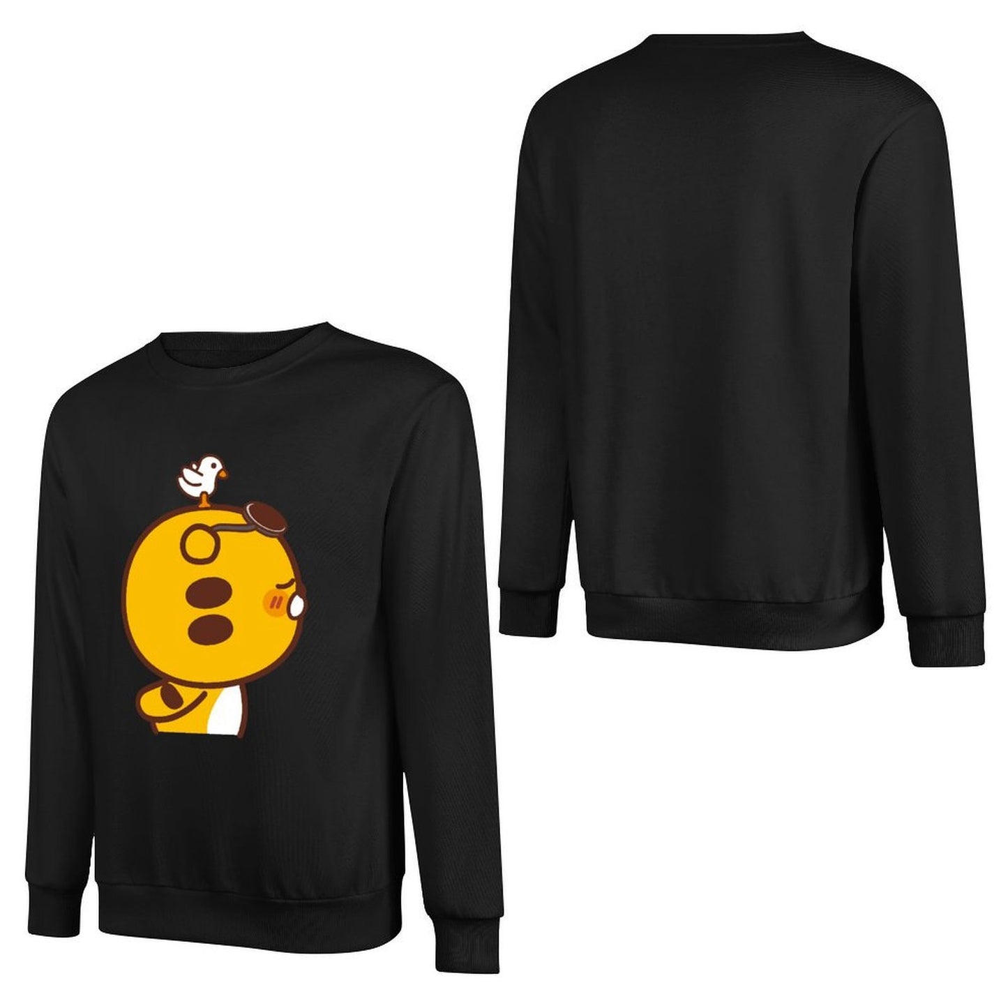 Front Patterned Long Sleeve TopClassicFit RelaxFit