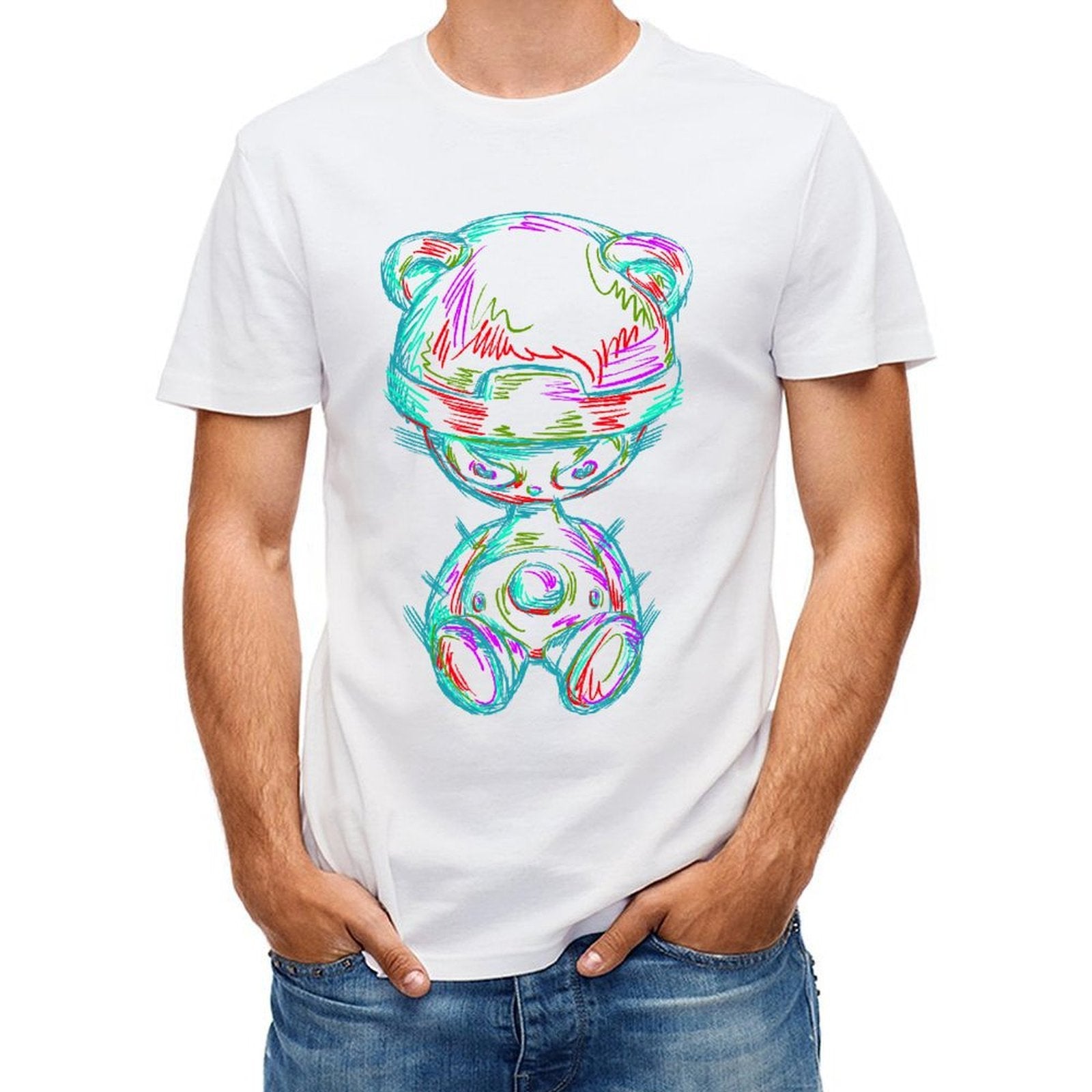 Inlex Bear T-shirtsSoftTouch 100% Cotton T-Shirt