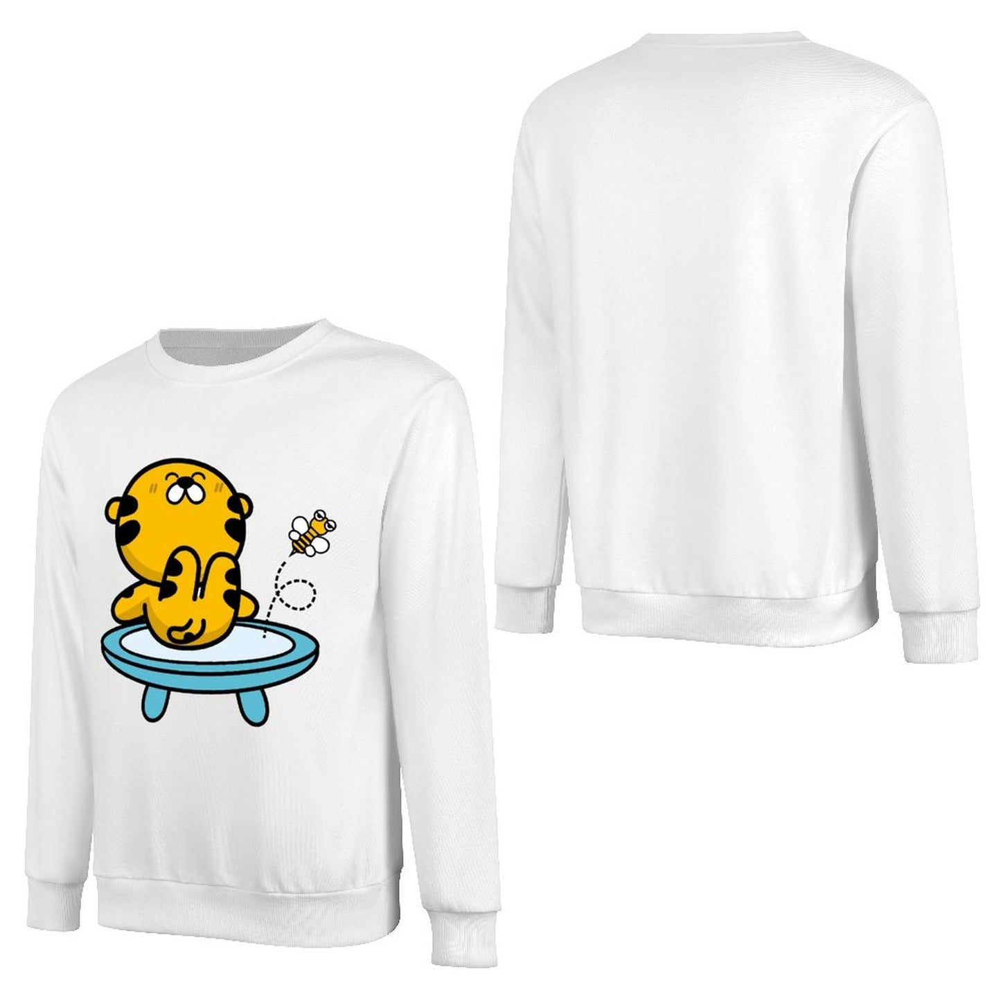 Front Patterned Long Sleeve TopUltra Durable Essential