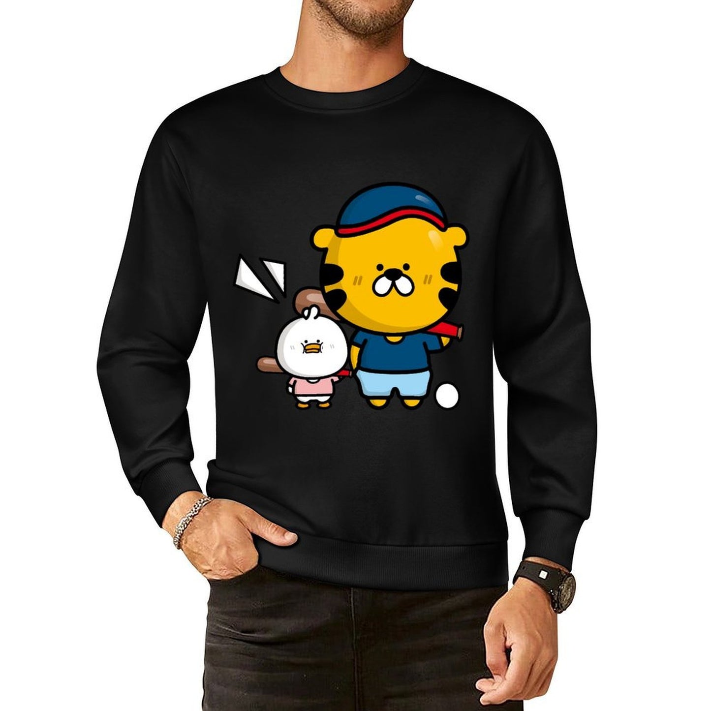 Front Patterned Long Sleeve TopLong Lasting Refined