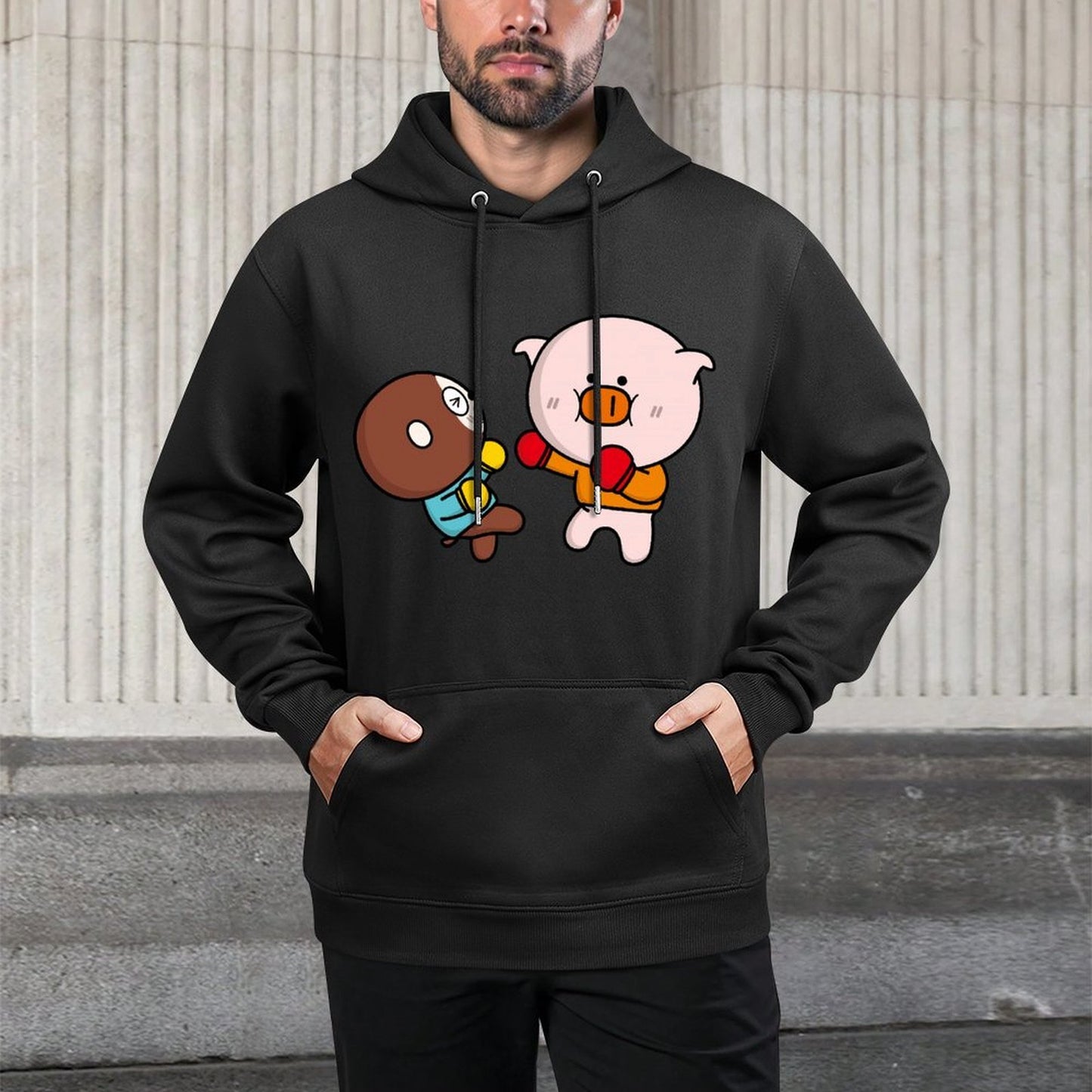 Lifestyle ClassicFit Front Graphic Hoodies