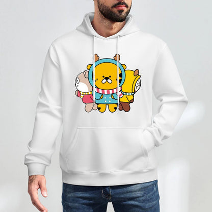 Outdoor Shrink-Resistant Front Graphic Hoodies