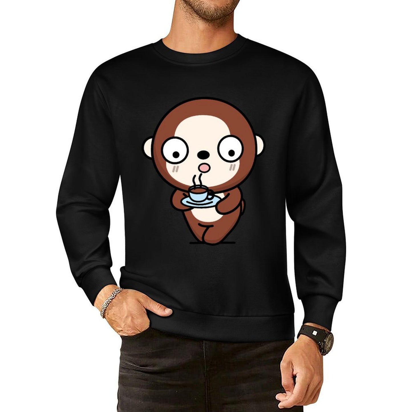 IPBR 250g Crew Neck Long Sleeve Sweatshirt Front GraphicCrew Neck Long Sleeve Sweatshirt4000224