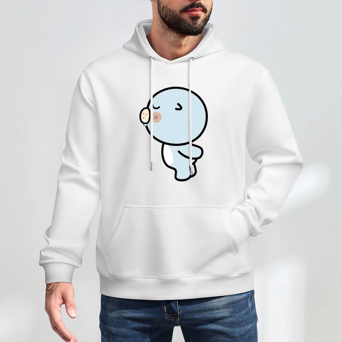 Smooth Feel Long Lasting Front Graphic Hoodies