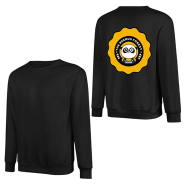 Long-sleeved crew neck sweatshirtDouble-Stitched Refined Long Sleeve