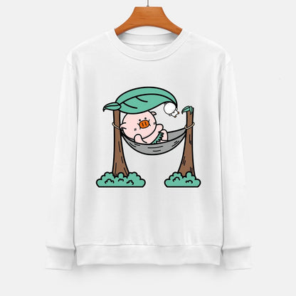 Front Patterned Long Sleeve TopLifestyleLine Neutral