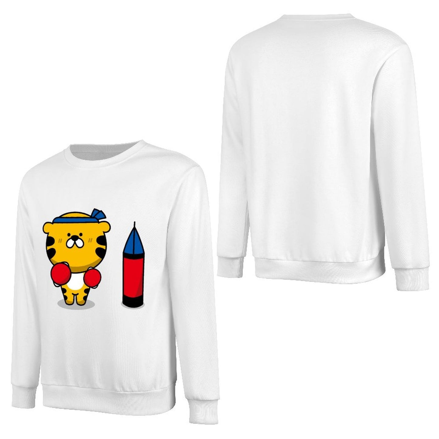 Front Patterned Long Sleeve TopReliable Everyday